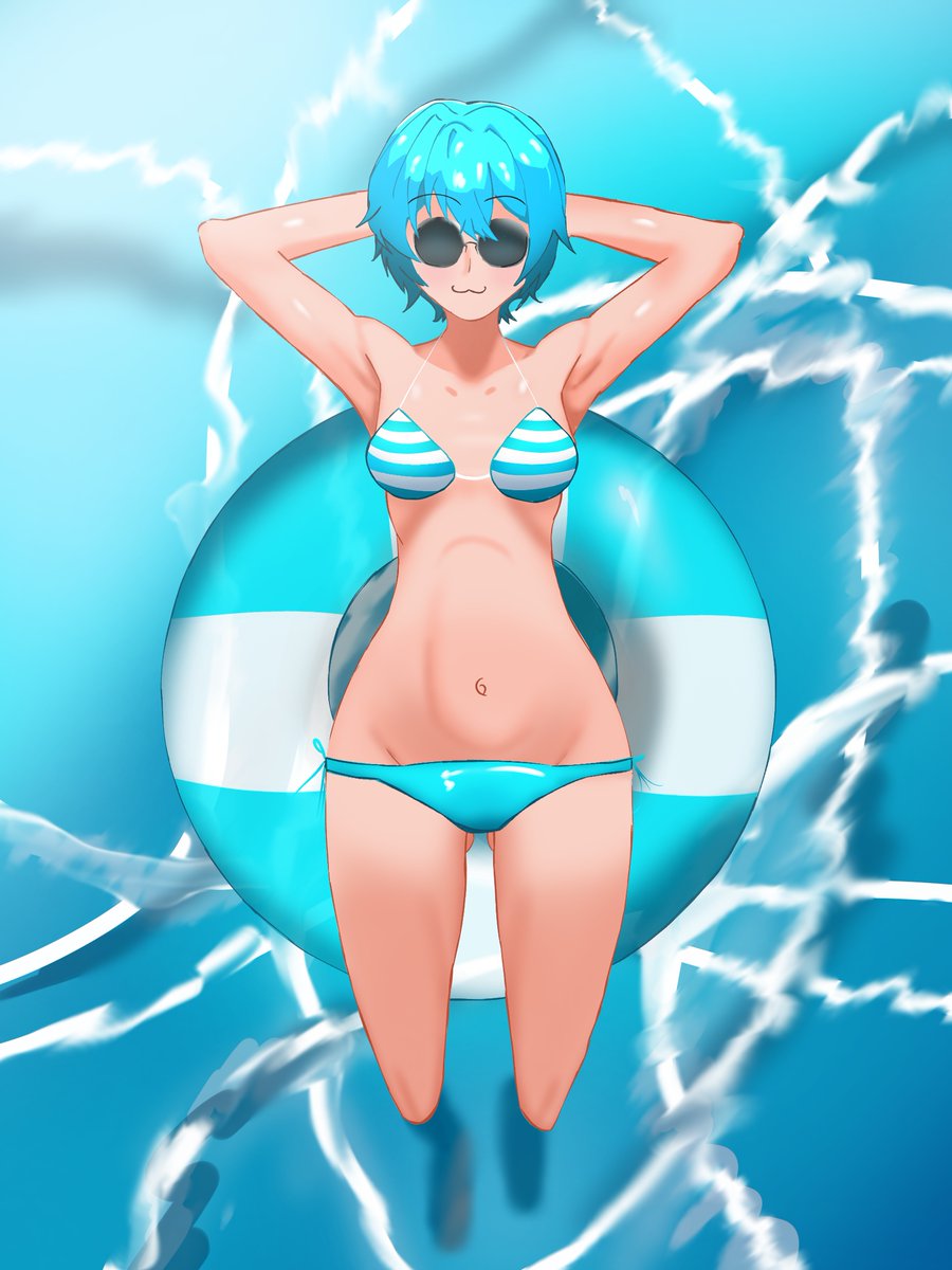 MFCOTS's tweet photo. New drawing. I really wanna have some chill vacation somewhere on Fiji #HatsuneMiku #artㅤㅤㅤㅤ https://t.co/opA3DeqcQI