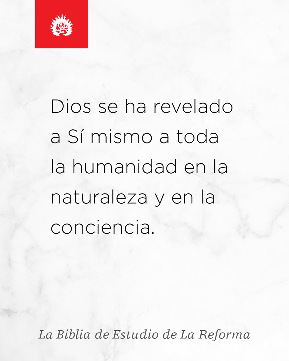 LigonierESP's tweet photo. «Dios se ha revelado a Sí mismo a toda la humanidad en la naturaleza y en la conciencia».

Más información sobre La Biblia de Estudio de La Reforma: https://t.co/7HraFSEQwj

#BibliaDeEstudioDeLaReforma https://t.co/wumuvC97fJ