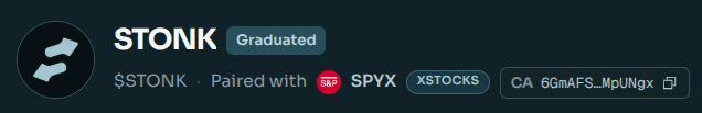 Pixeltoy's tweet photo. Real utility, deflationary burns, and a booming ecosystem. With a $135m market cap moving toward $325m, the momentum on Solana is undeniable.
Head over to https://t.co/ZtkyRXQmUY to see what's happening.
$Stonk #Stonkfun #Solana https://t.co/IYdKKFiiK2