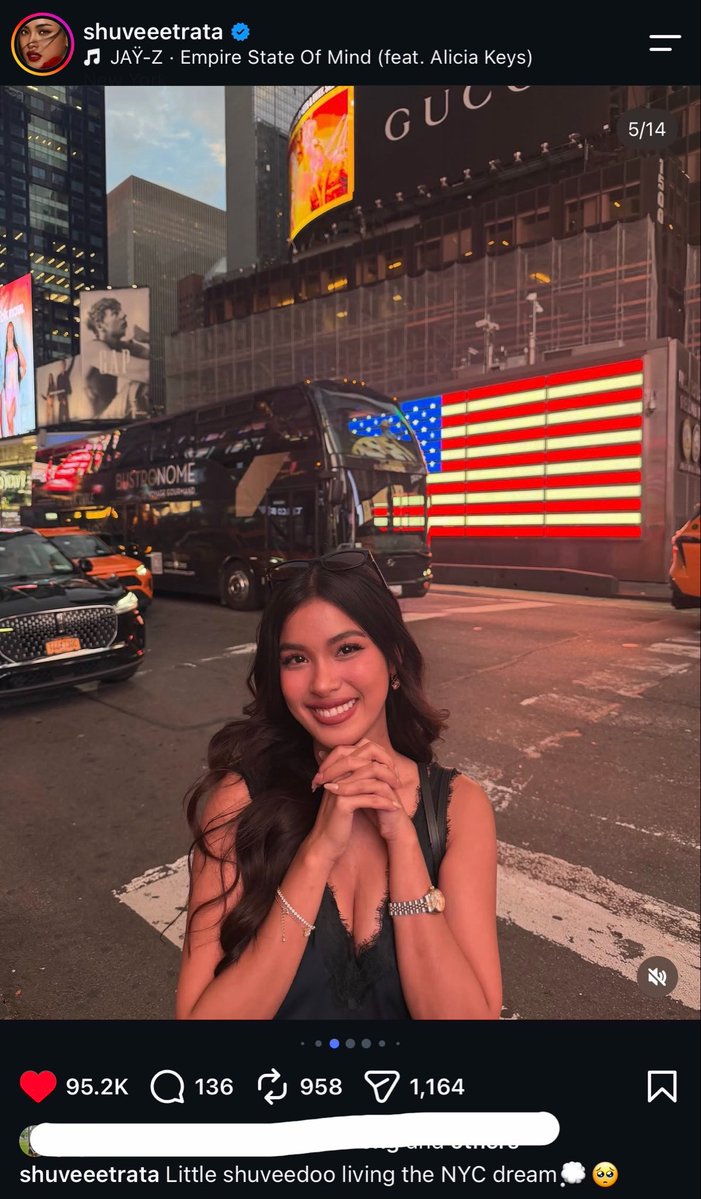 ineffablebarvee's tweet photo. The Power of Manifestation 🍀✨

From dreaming of NYC to actually being there. 🗽🥹 

Shuvee, you really manifested it! From a dream to a beautiful memory. ✨

(c) @shuveedoo https://t.co/Dp3ygbKDJB