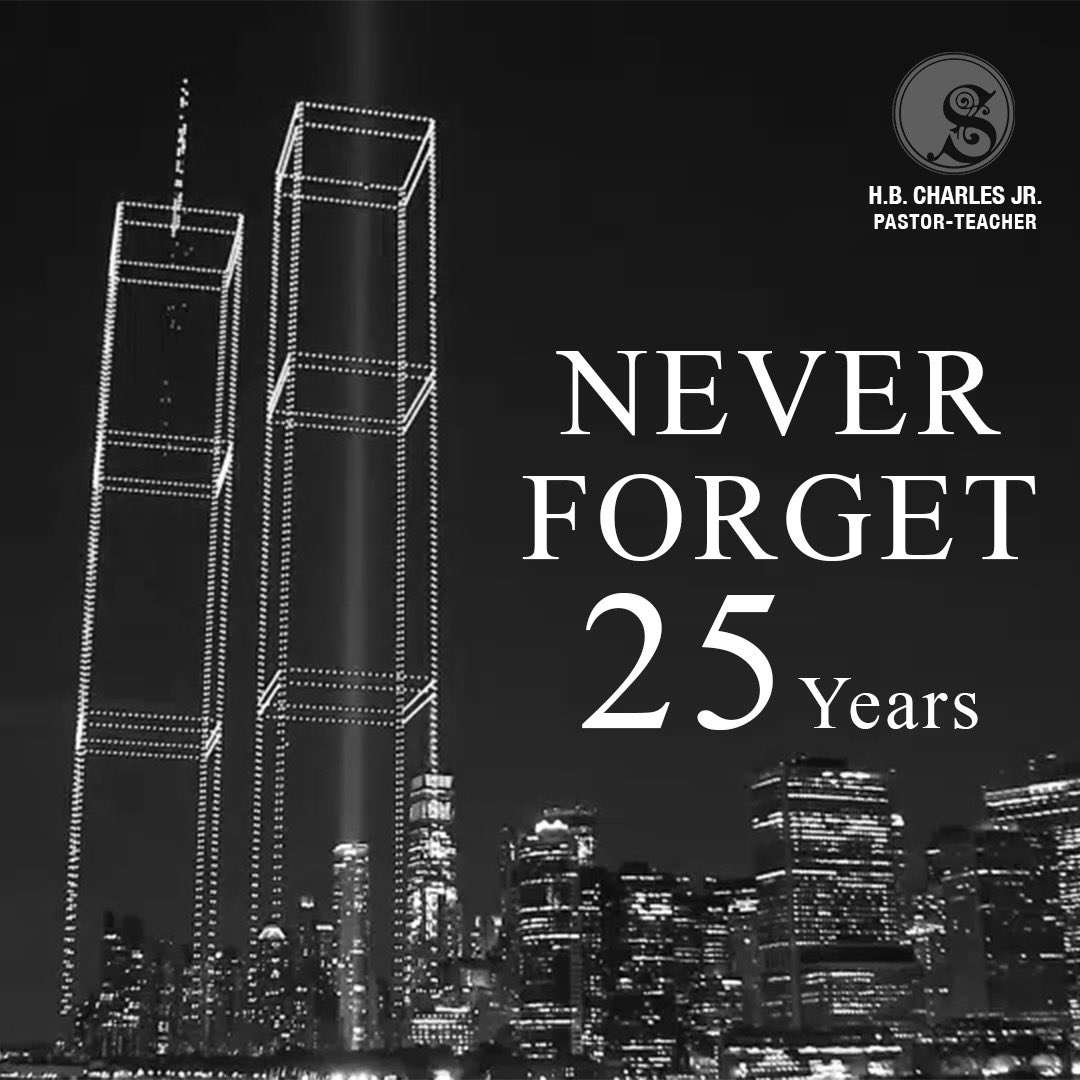 Shilohjax's tweet photo. Today, we remember the lives lost on September 11, 2001, honor the courage of those who served, and pray for the families who still carry the weight of that day. Twenty-five years later, we remember—and we look to the Lord, our refuge and strength. “God is our refuge and strength https://t.co/uN2ctmUII1