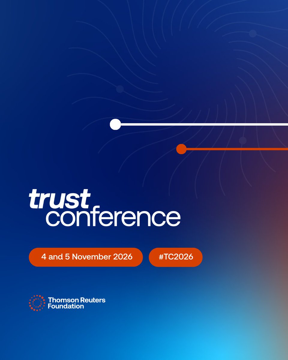 TRF's tweet photo. 📣 @trustconf returns on 4 - 5 November.

This year's agenda recognises that many issues shaping today's world – from democratic backsliding and the weaponisation of information, to shrinking civic space – do not exist in isolation.

Find out more: https://t.co/IUMITFPqtH #TC2026 https://t.co/SYeWPRuA5I