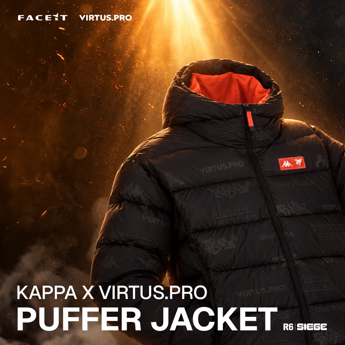 virtuspro_R6's tweet photo. ⚡️ Revealing the secret!

The secret prize for Season 7 of our hub will be a VP x Kappa down jacket!

https://t.co/5tgHoJO9cC

Who’ll get it — we’ll find out in 20 days! https://t.co/Ow9LOd8YQL