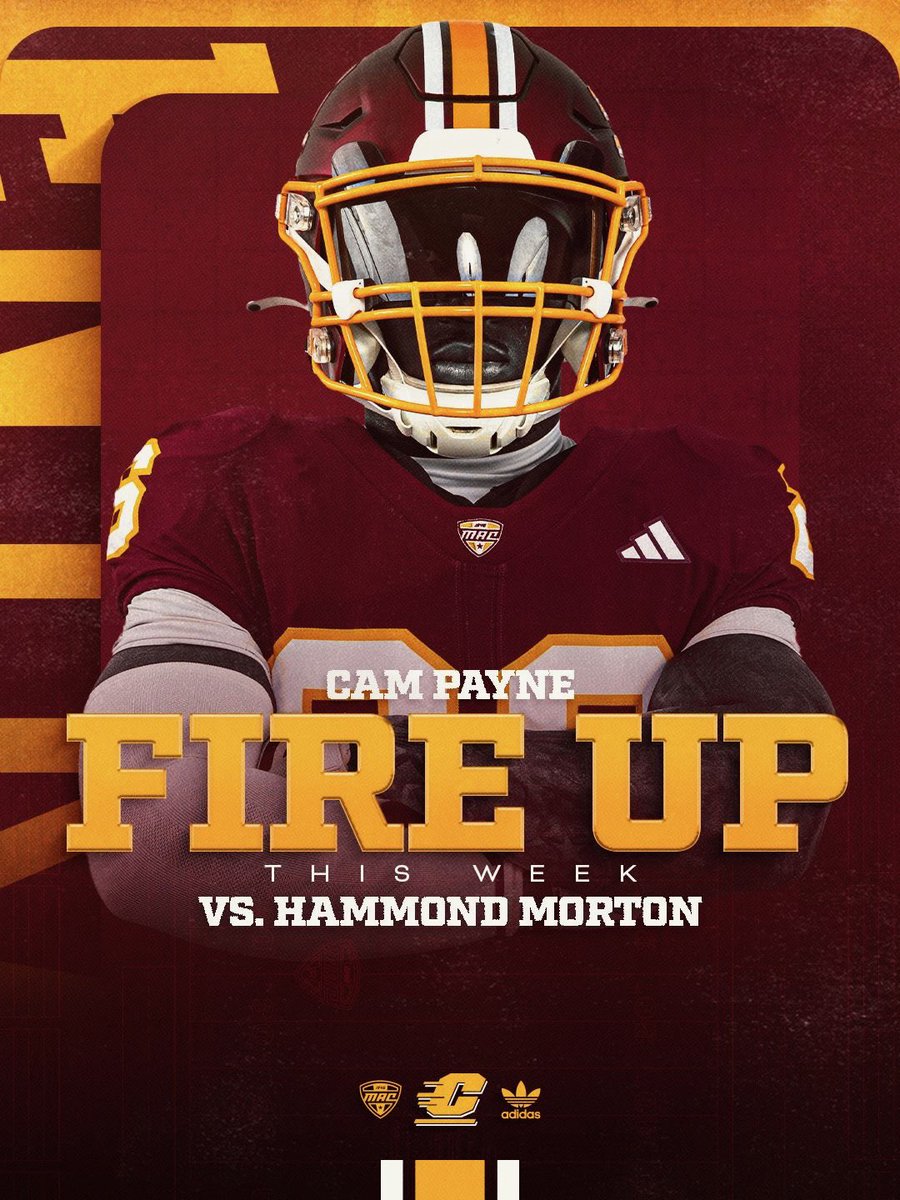 Cam_payne22's tweet photo. Fire up!! @CoachCBW 
@Coach_Wolszon @CoachHaydenMace @DrinkallCoach @CMU_Football @CoachSakk https://t.co/WMSP0Qf73h