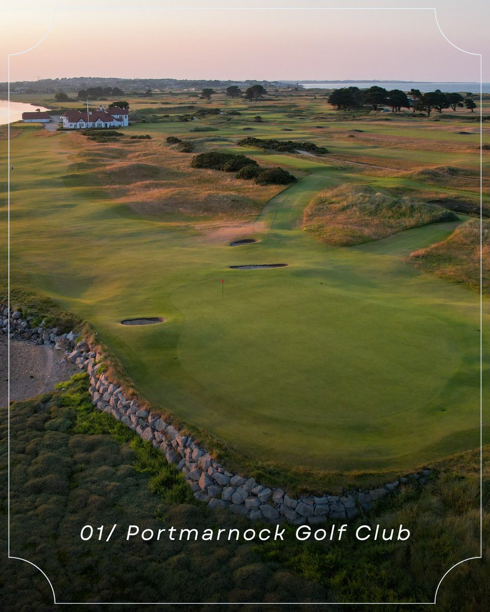 IconLinksTravel's tweet photo. Portmarnock Golf Club. Opened in 1894.

Portmarnock is a true links, with no two consecutive holes playing in the same direction.

The 15th, its signature hole, is a long par three beside the beach. Arnold Palmer considered it the finest par three in the world. https://t.co/CZFxzsTKfP