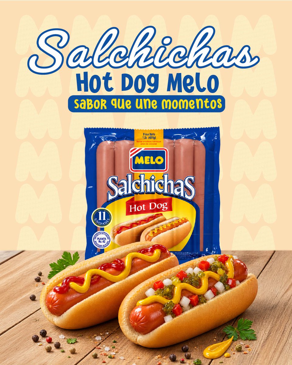 AlimentosMelo's tweet photo. 🌭🔥 Picante, Italiano, Mexicano o BBQ… ¿cuál eliges? Cuatro formas de disfrutar un Hot Dog Melo con mucho sabor. 😋

Arma tu versión en casa y encuentra tus productos en https://t.co/NyTB3XeZES

#AlimentosMelo #HotDogMelo #SaborMelo https://t.co/bMKaSC4TqE