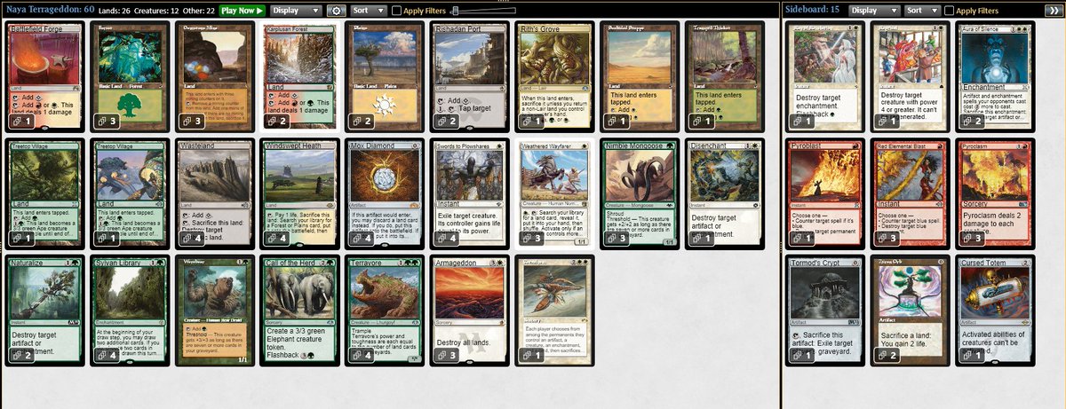 facubarboza's tweet photo. 4-1 with Rith Terrageddon. Lost the trophy match against HFEB. Tough matchup for this deck.

Plug: I'm using @playpremodern 's league tracking tool to record all my matchups, my opponents and review stats and analytics... give it a try! 
https://t.co/a3cddVDp1n 
#premodern #mtg https://t.co/3a3O4GmlyZ