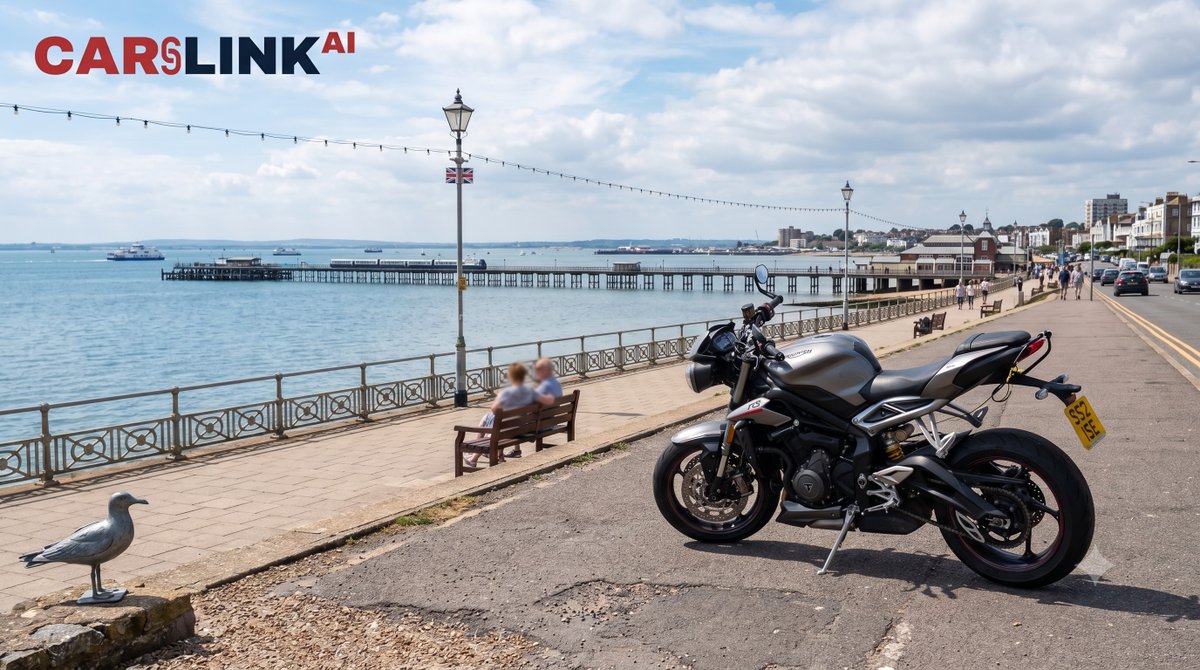 AlvaCampassbs's tweet photo. Southend-on-Sea is a spiritual home for Essex bikers. Buying used in 2026? Choose commuters, cruisers or adventure bikes—and check for North Sea salt corrosion, especially near the pier. https://t.co/dgvBC2dH7U