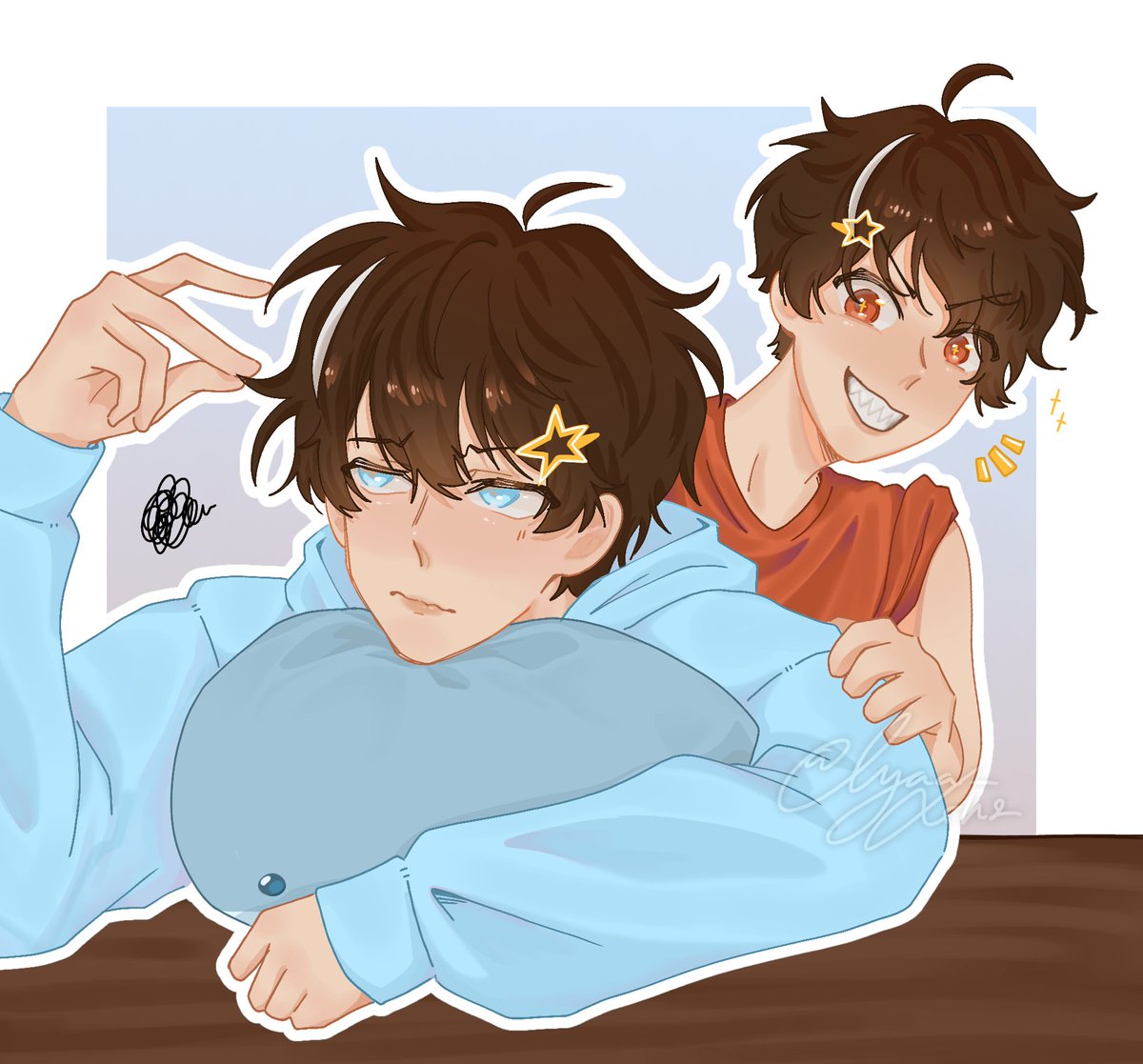 Lyaa_xrh2's tweet photo. temper duoo ❄️🔥
#boboiboyice #boboiboyblaze #temperduo #boboiboygalaxy https://t.co/4pZvogi3se