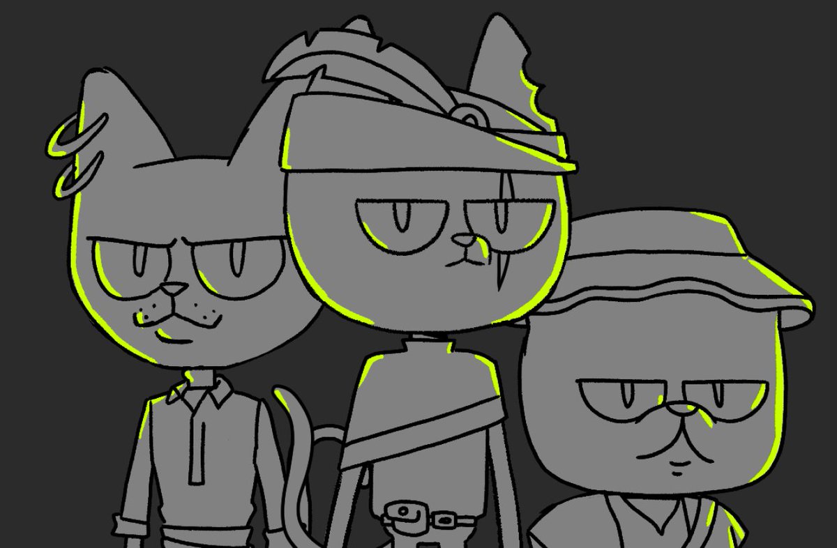 alixondrawings's tweet photo. Será que son un linaje prestigioso o solo unos gatos pandilleros? ⁉️ @LIVREACCION https://t.co/zysk0zedGR