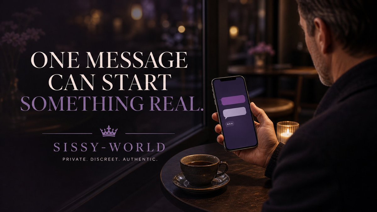 SissyWorldCom's tweet photo. A genuine conversation does not need a public timeline.

At Sissy-World, the focus is on private interaction between people who value honesty, respect and discretion.
One message may be all it takes.
https://t.co/0O87GDm2B2
#SissyWorld #Sissy #Crossdresser #Femboy #Conversation https://t.co/j5gVWBcU2t