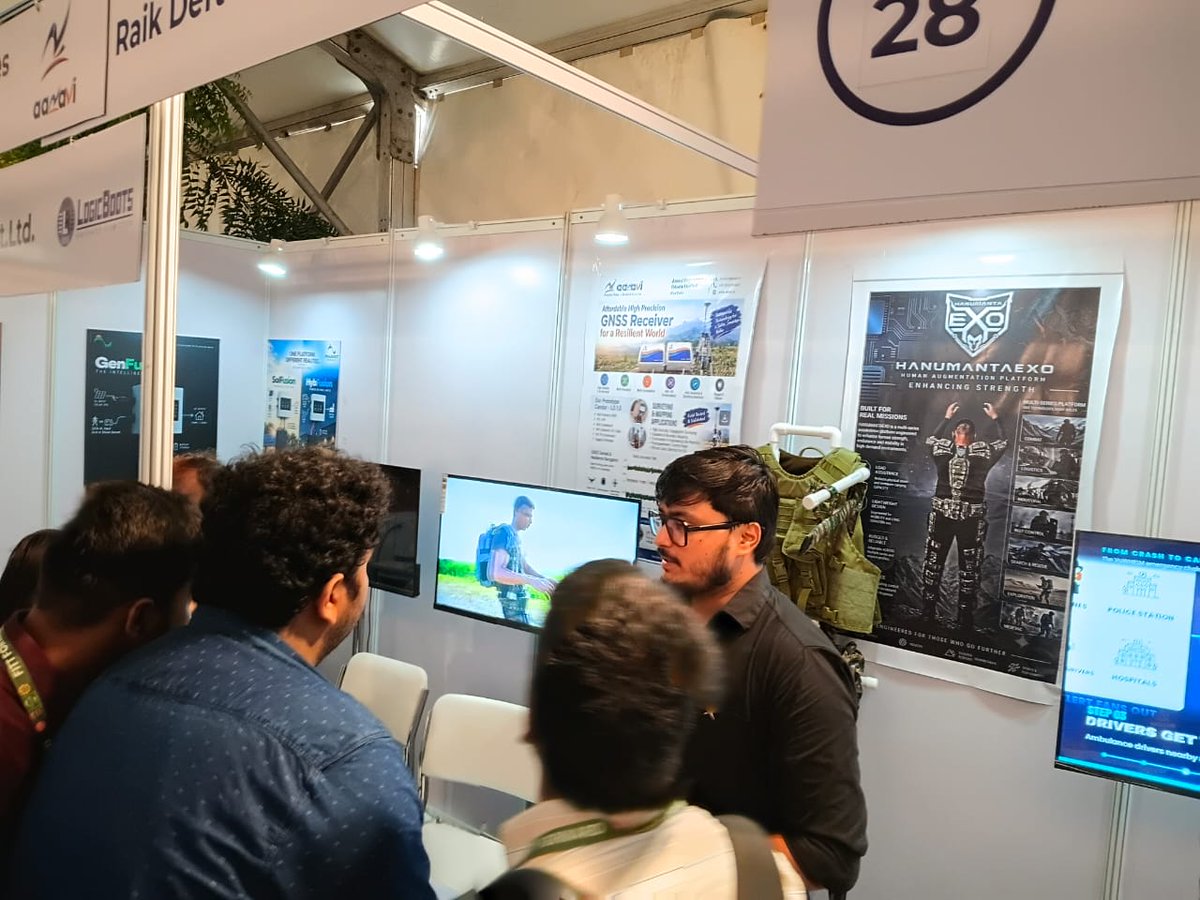 DeftechRaik's tweet photo. FITT Forward 2026 — Engineering India’s Technology Future 🇮🇳

Two impactful days at IIT Delhi — exhibiting, pitching at Demo Day, and connecting with investors, researchers and industry leaders.

Building. Connecting. Scaling. 🇮🇳

#FITTForward2026 #IITDelhi #RaikDeftech https://t.co/gDeeqOzY0W