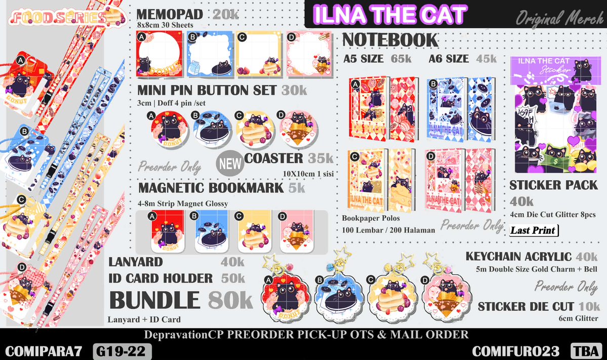 DepravationCP's tweet photo. [8/?]
Ilna The Cat &amp; Titus Family
Fandom : Original Merch

#CF23 #CFXXIII #comifuro23catalogue #comifuro23 #cf23catalogue #comicfrontier #comipara7 #originalmerch #originalmerchandise #originalcharacter https://t.co/fYFSq6Udmf