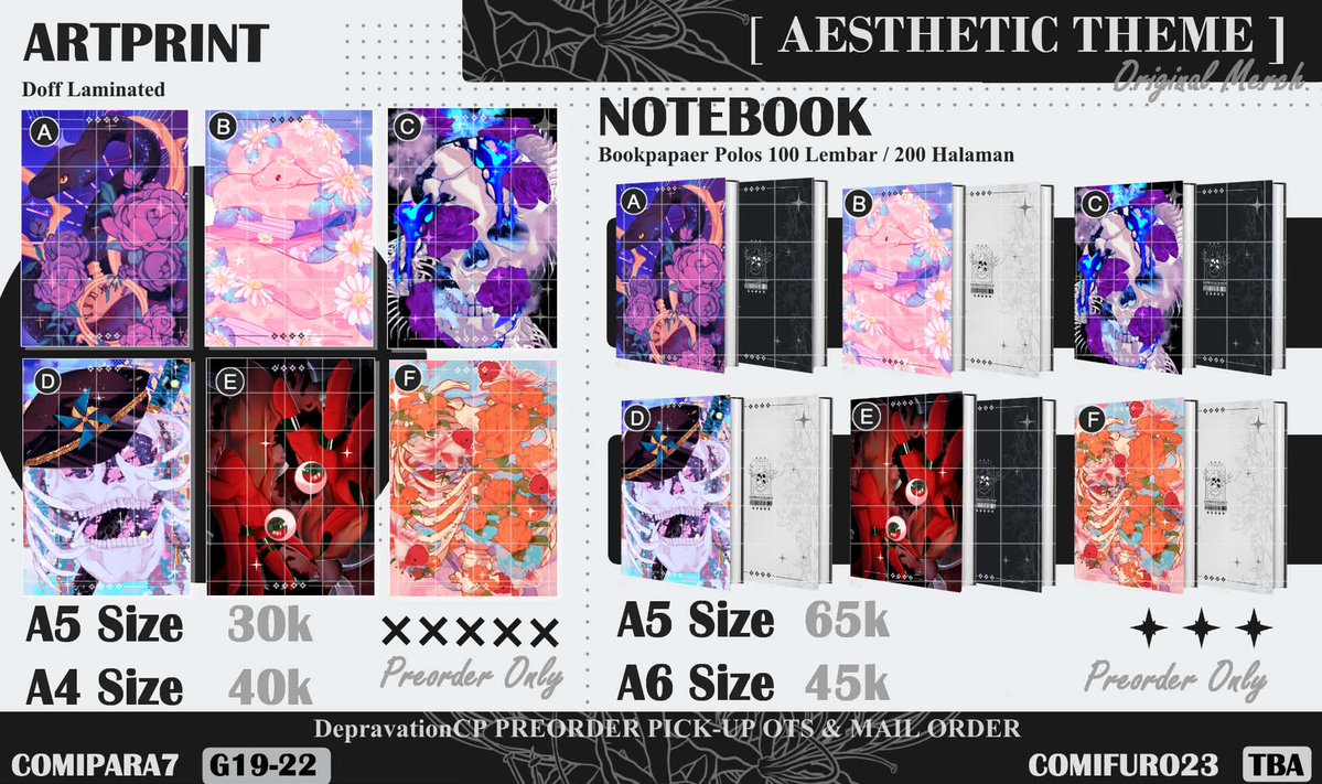 DepravationCP's tweet photo. [6/?]
Descartes &amp; Aesthetic Theme
Fandom : Original Merch

#CF23 #CFXXIII #comifuro23catalogue #comifuro23 #cf23catalogue #comicfrontier #comipara7 #originalmerch #originalmerchandise #originalcharacter https://t.co/UNWXDHYqXJ
