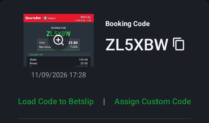 godswilldan68's tweet photo. We back Stronger and better
Stake responsibly ⚽
Let's go 💪 https://t.co/2GTRw7Fh5F