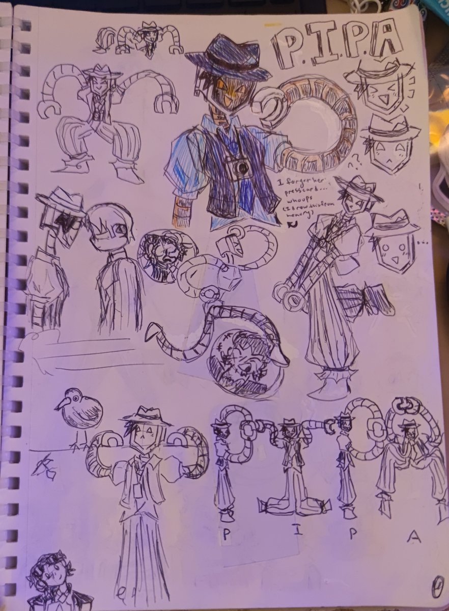 oceanius7871's tweet photo. Went kinda crazy and filled out 3 whole pages of my school sketchbook with magna force fanart based off the past session+ woagh

Might start doing my session sketches traditionally cause this is way faster and more fun LMAO 

Vague spoilers for 308 ig :P

#magnaforce https://t.co/a9myLg9Hr4
