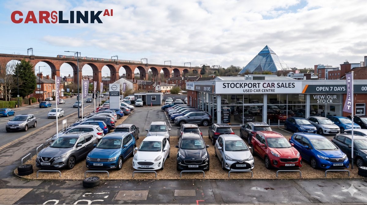 DemetriaBejg's tweet photo. Your 2026 Guide to Stockport’s Used Car Market is LIVE! Find fuel-efficient hybrids, family SUVs, and EVs for every commute. Read our latest blog before visiting a forecourt. https://t.co/UvJVsfYUKC