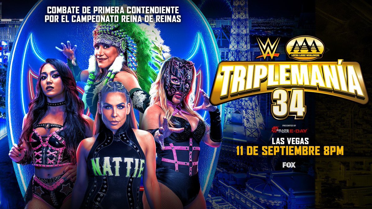 roxanne_wwe's tweet photo. Triplemania 34. Vegas. Watch me shine. ☆ https://t.co/7tmKSiszBv