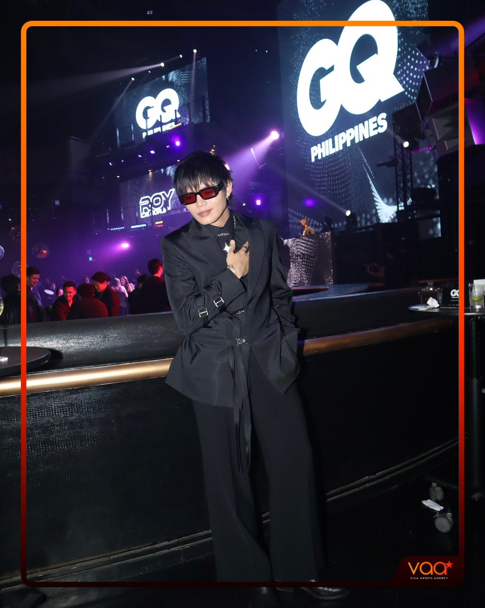VivaArtists_'s tweet photo. LOOK: Arthur Nery brings timeless appeal and effortless style to the GQ Philippines Launch Party. 🖤
#ArthurNery #GQPhilippines #VAA https://t.co/htjRPFQVun