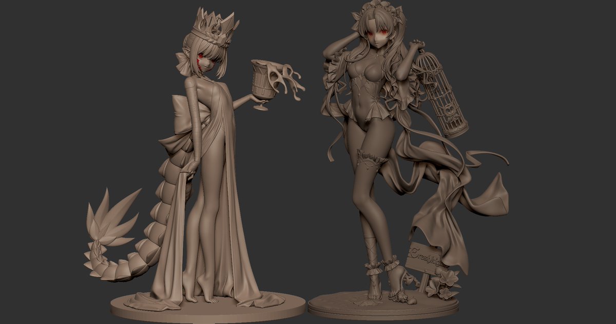 cyohank's tweet photo. ワンフェス当選致しました
今回はドラコーと水着エレシュキガルの模型製作に向けて、鋭意準備を進めてまいります。
よろしくお願いします。 https://t.co/ELTUnA6Prm