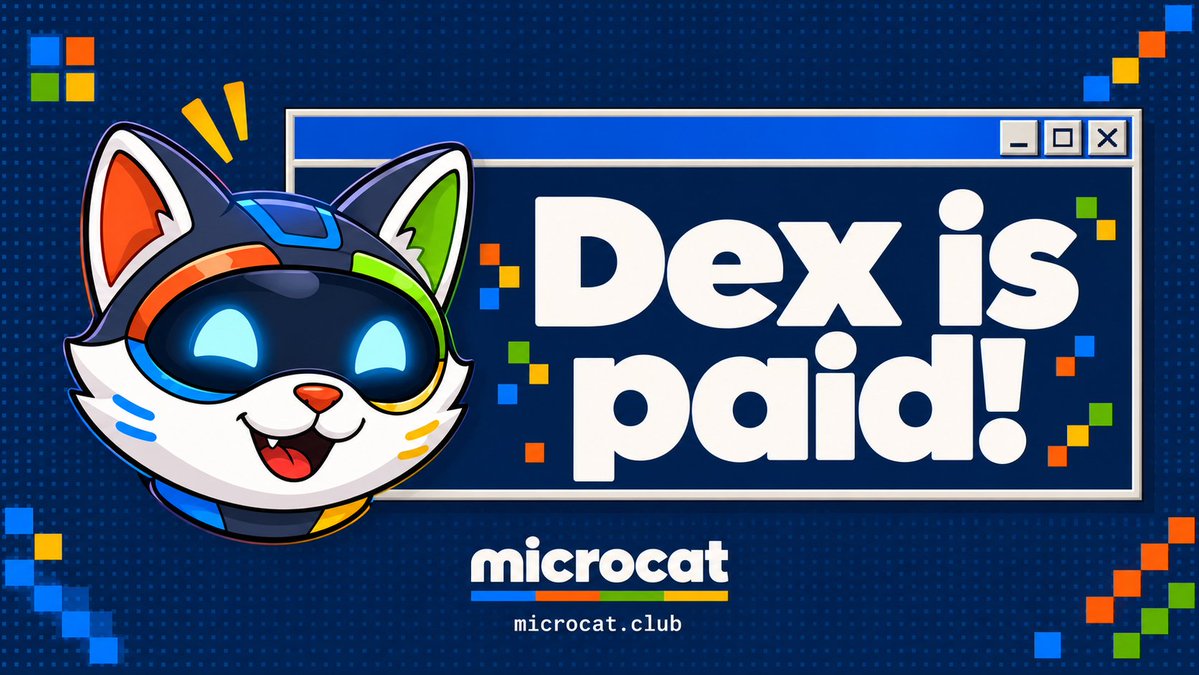 microcatx's tweet photo. dex paid lets keep going

a kitten is micro
a kitten is soft

paired with msftx 80% holder rewards https://t.co/gQU6ZFlRPY