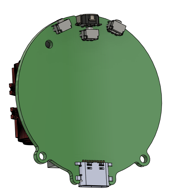 kav_n6's tweet photo. FINALLY got everything to fit and a pcb outline to work off of.   time to make the pcb next!!! (kinda got sick of cad too...) :P

prolly work on reseraching components and getting together a block diagram!! https://t.co/kBRuGawNAv
