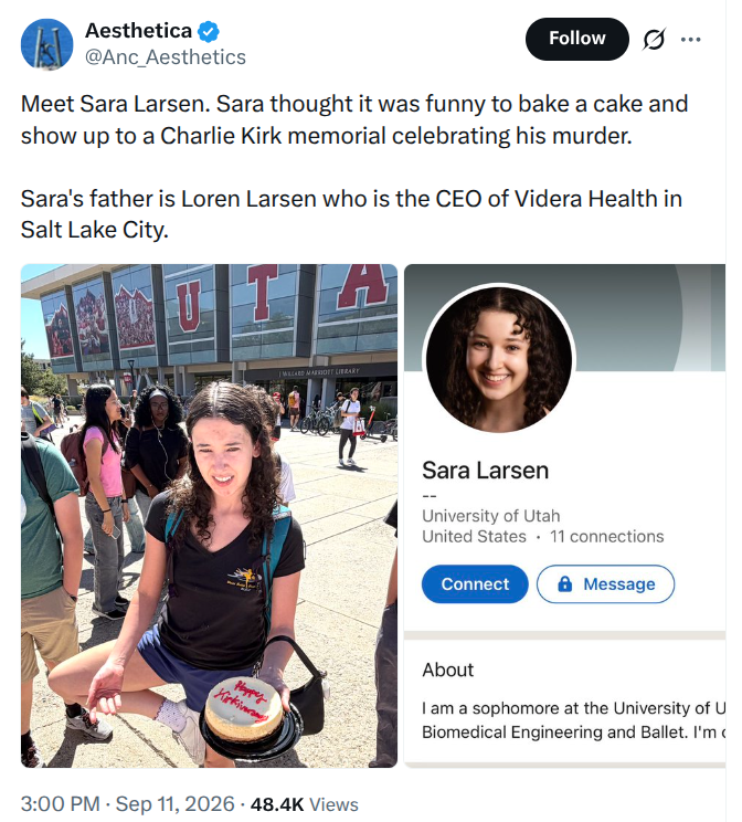 JoeCitizen15's tweet photo. Let's make @lorenlarsen proud of his daughter by making her famous!   Re-post and spread your admiration https://t.co/bMJ9kr7rU5