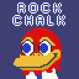 Squarewolfpixel's tweet photo. #Rockchalk https://t.co/MEYYHJjAkL