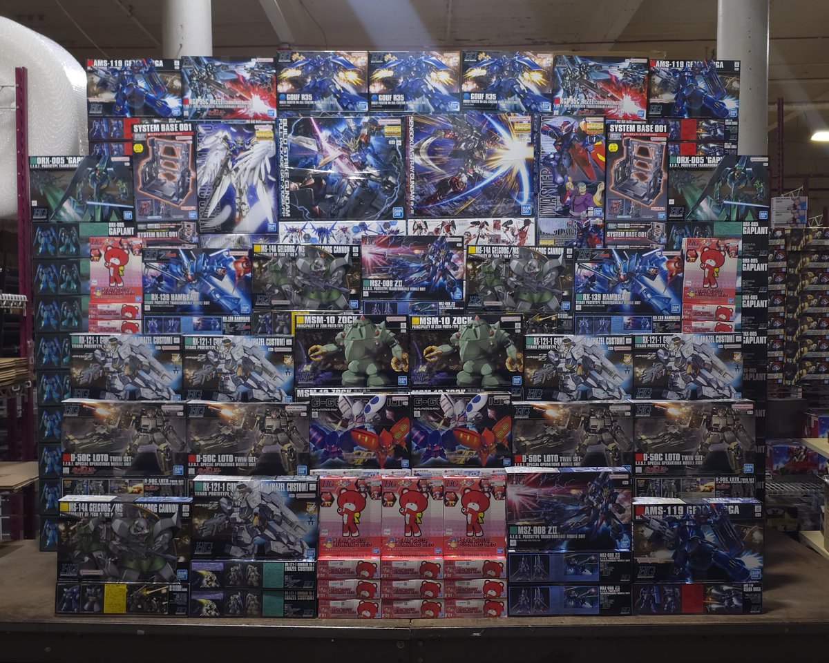 gundampros's tweet photo. Todays Tower brings in thr Gouf R35 as well as some BF MGs, Finally received our first Petit'gguy Burning Red of the cycle, more to come in the future. HG Rezel Commander, Zock and lots more

https://t.co/pfdhZufrKa https://t.co/wezpUDgQJa