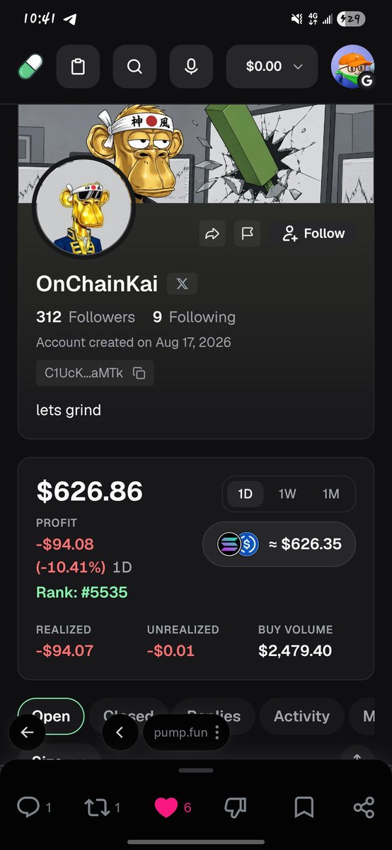 Bolivarpr's tweet photo. @OnChainKai Done ✔️ 👍 

We grow together we support together greatness is ours https://t.co/E3TEVqHfU4