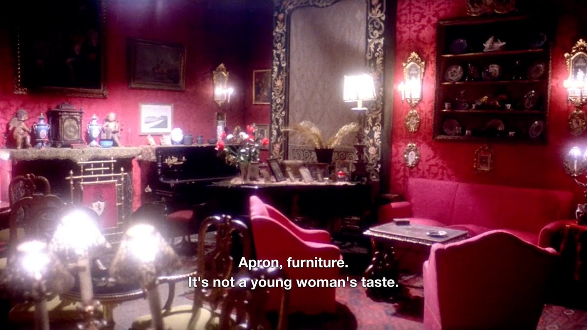Slasherbaddies_'s tweet photo. i’m obsessed with all the different shades of red in fulci’s the psychic (1977) i’m deep in a giallo hyperfixation rn… also love how insanely detailed the sets are in this film https://t.co/POVt7ZLhZu