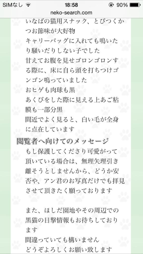 snowwill_ow's tweet photo. RT@sora_meguringo_空(大阪府民の森ほしだ園地で黒猫♂保護されませんでしたか?) 
#拡散希望 #黒猫 #迷子猫 #保護
アン君 今どうしていますか
お腹はすいていませんか
痛い所は有りませんか
淋しい思いをしていませんか
ほしだ園地で逸れてからも アン君を想わない日はないよ 
https://t.co/gRUTdhRAl7
