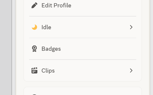 couvos's tweet photo. Quick update

They changed it to just "Badges" &amp; added a new preview #Discord https://t.co/kZVIGQT91b