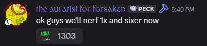 Forsaken_News's tweet photo. 🚨News🚨

Finally...

📢This information comes from the Official Forsaken Server.📢

#Forsaken #Forsakenroblox #guest666 #1x1x1x1 https://t.co/9BRCtpitGp