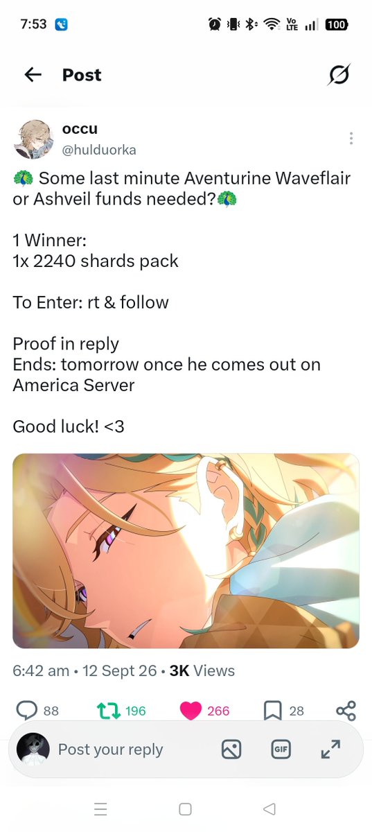 Cawslesscrow1's tweet photo. @hulduorka Goodluck https://t.co/4YikFBCBnL