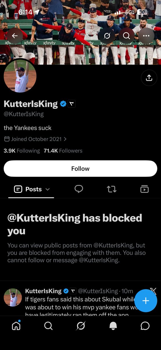 Bellingerluvr35's tweet photo. @ColeIsKing_ this fat slob blocked me as well https://t.co/alulXM9zzF