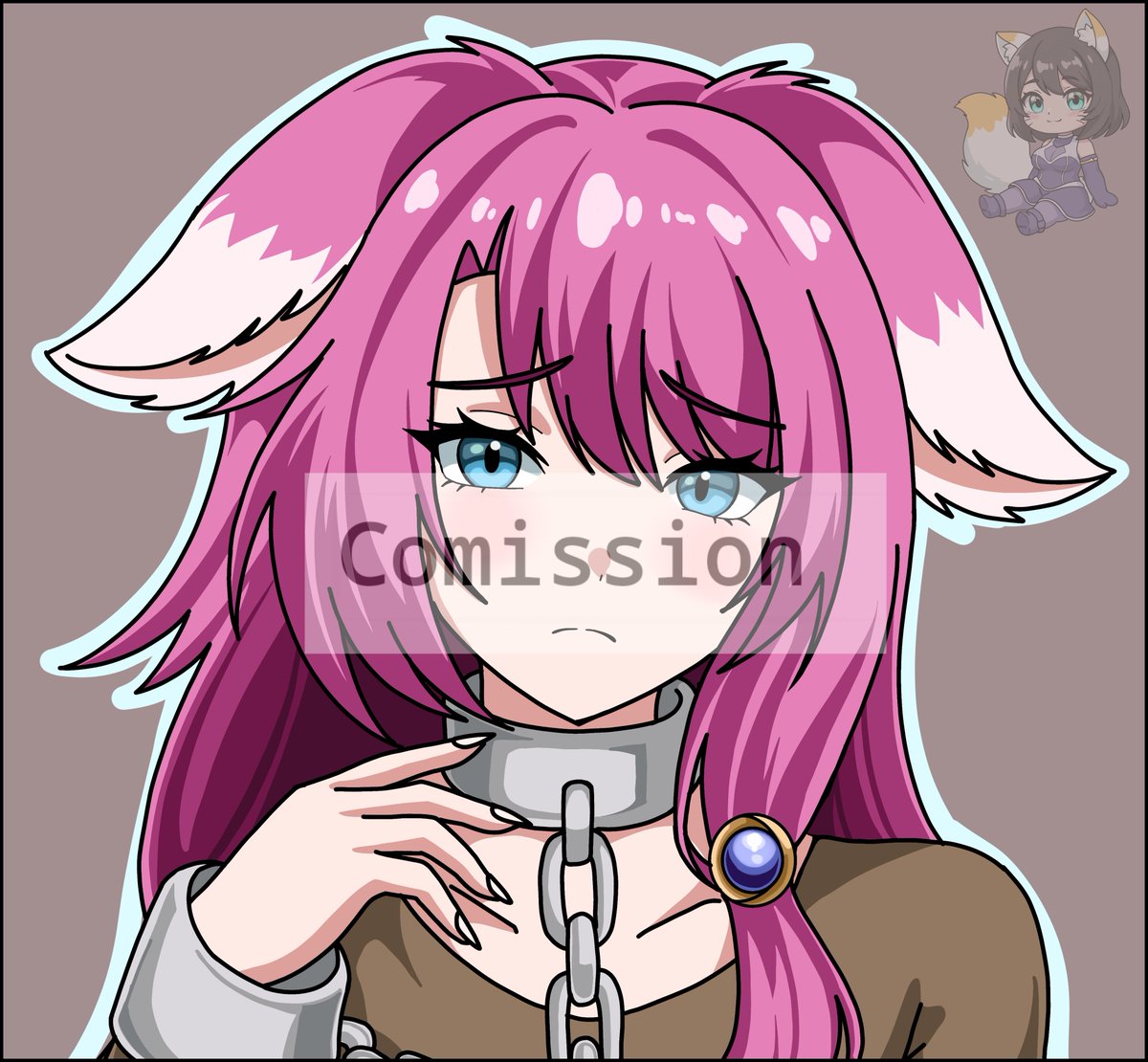 Made_Of_Maestry's tweet photo. Comission #digitalndraw #kitsunegirl #cute #kawaiigirl #draw #illustration #animecharacter #wolfmonster https://t.co/acL2xbGTVs