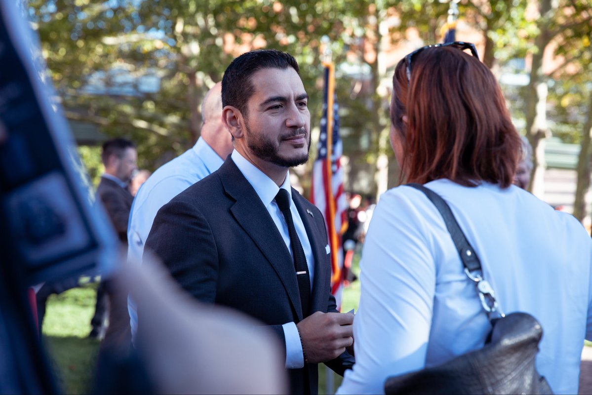 AbdulElSayed's tweet photo. Today we honor the memories of those who were lost on 9/11 by doing what America's attackers and detractors could never do. By building. We build an America that is bigger. More inclusive. More empowering. More just. https://t.co/SokXM2IvYG