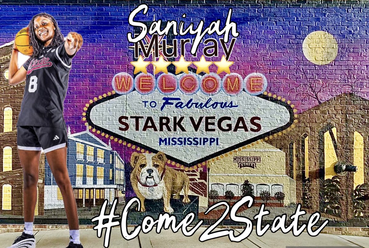 MSU_WBK_FanPage's tweet photo. Priority target &amp; Mississippi’s own @MurraySaniyah09 is in town for an OV! We saw the talent 1st.  Saniyah we hope you and your family enjoy all things Bulldog and wear those Maroon and White colors permanently! Stay close to home and family! We want U!

#HailState 🐶🏀🔥 https://t.co/XFYmXhg2rV