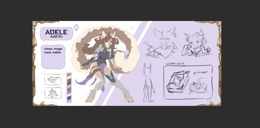 Awestern_art's tweet photo. I started drawing a sheet for my oc https://t.co/3rtRn2OiPa
