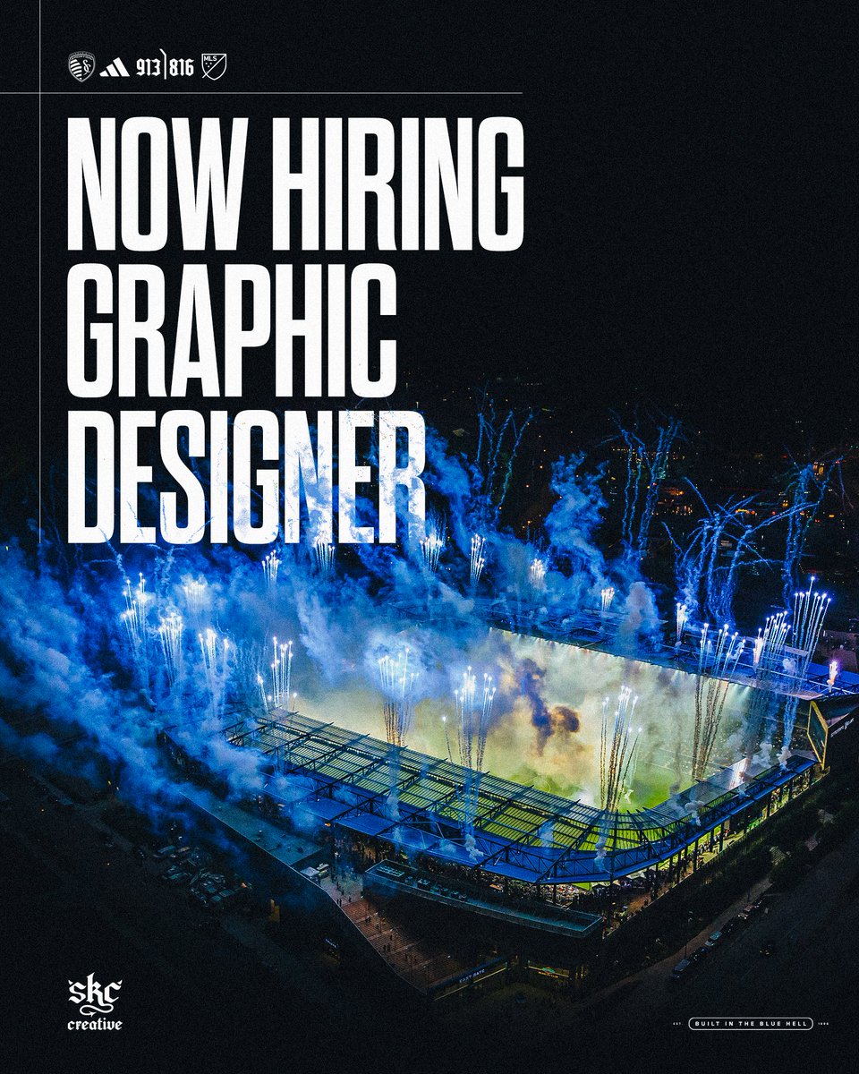 SKCCreative's tweet photo. New Job Alert 🚨

Our team is expanding, and we're looking for a new graphic designer to join our squad.

Come create and build with the best brand in soccer: https://t.co/DkC7HVQSCF https://t.co/b2qDCrERqp