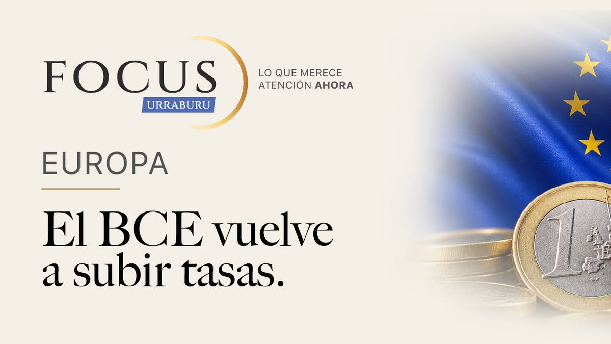 UrraburuBolsa's tweet photo. El Banco Central Europeo anunció una nueva suba de 25 puntos básicos en su tasa de interés de referencia, que pasará al 2,5% desde el 16 de septiembre. Es la segunda suba desde que empezó el conflicto en Medio Oriente a fines de febrero, la anterior fue en junio, y responde a que la inflación sigue por encima del objetivo del 2%: en agosto se ubicó en 3,3% interanual.
