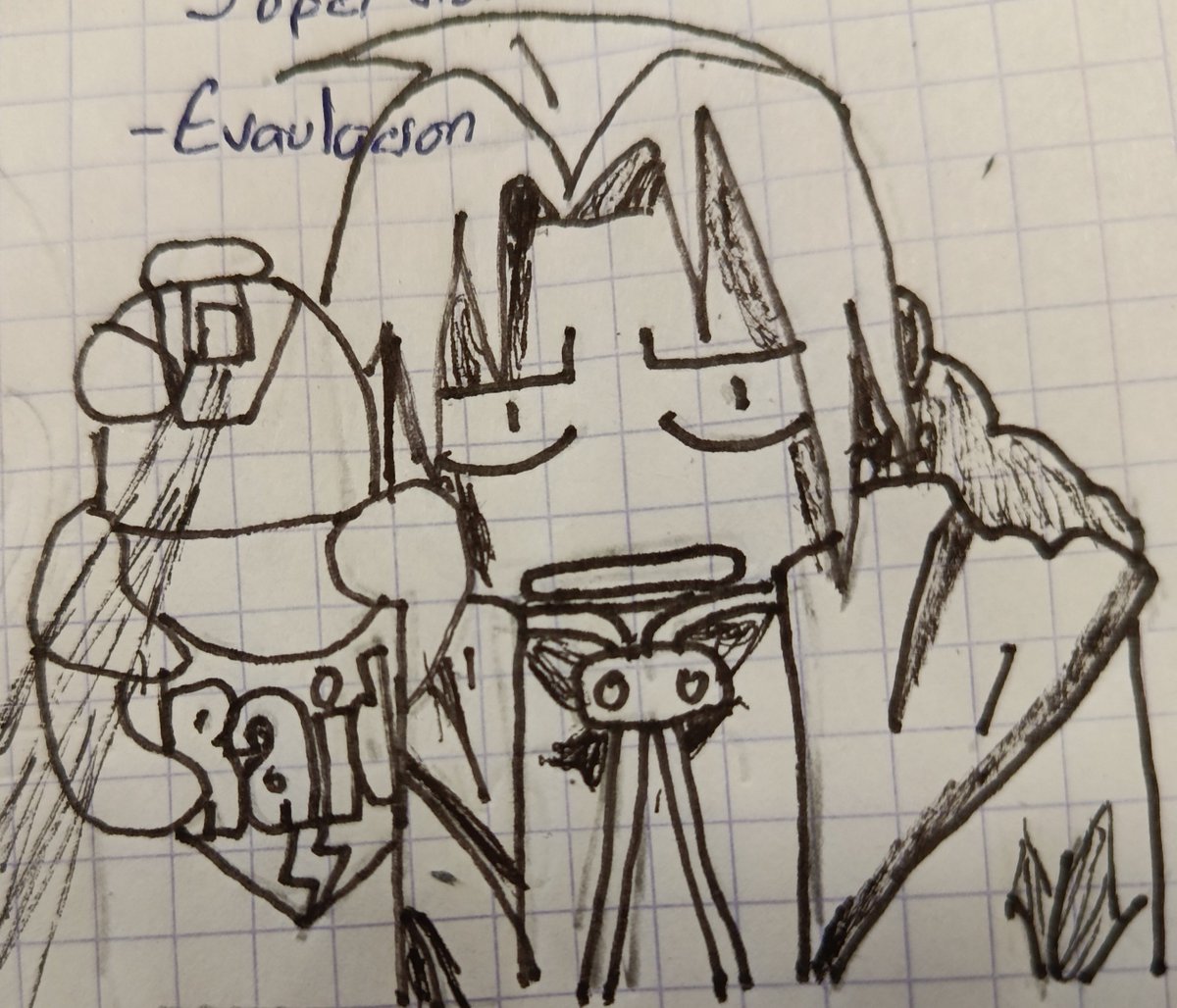 SatokoCap26's tweet photo. Dibujo que hice en clase https://t.co/2v0Es5zu7m
