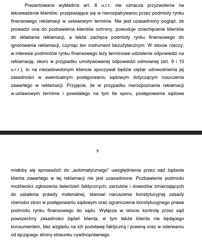 benesseresalari's tweet photo. @n_krk @ZgranyTyp @MediaExpert_PL 1. Byłoby możliwe, bo są też inne narzędzia;
2. Ma zastosowanie - gdyby wymiana była dla ME dużo tańsza, to na pewno by dokonywali wymiany;
3. Chyba nawet nie przeczytałeś ani tezy, ani uzasadnienia skoro dla Ciebie poniższy fragment tworzy fikcję uznania roszczenia https://t.co/g3UKiPpbf5