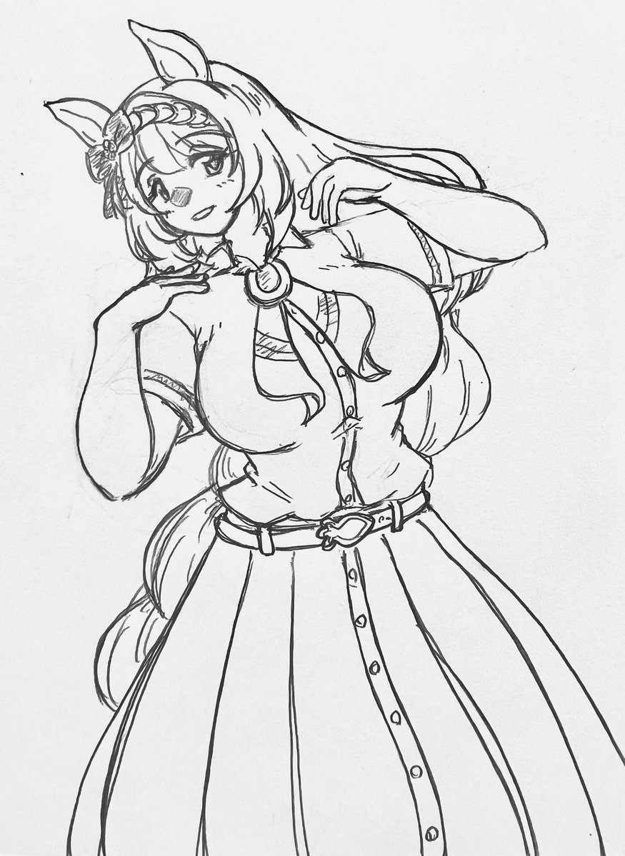 MurmuringDream's tweet photo. Torena-san~! How do I look? https://t.co/8fKxkQskWE
