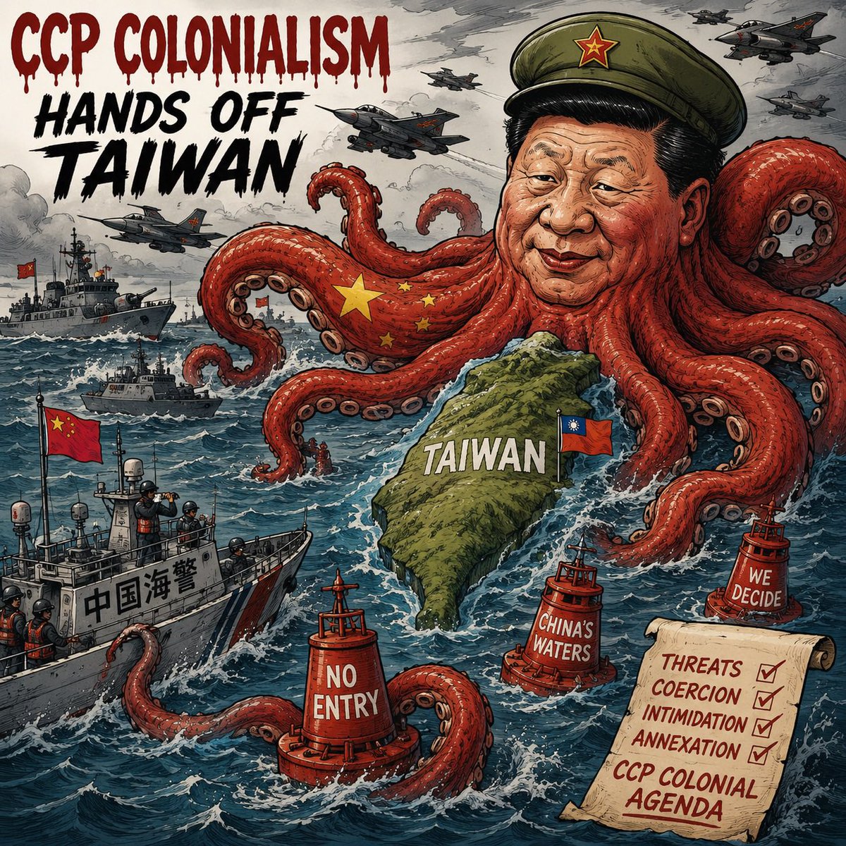 flixrhidalgo's tweet photo. @business @kulotissima Hands off Taiwan #ccpINVASION https://t.co/zpwq8DUzT1