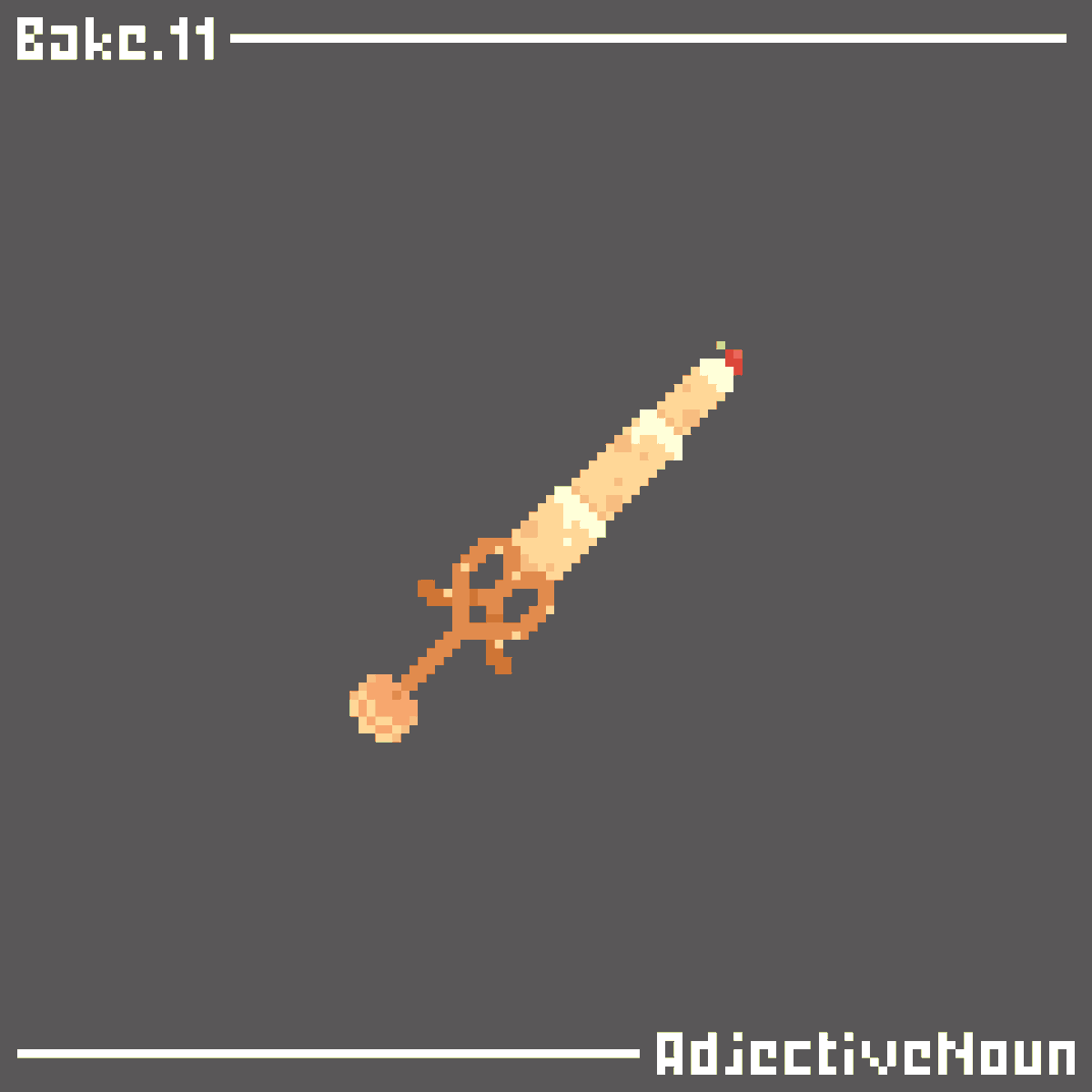 _AdjectiveNoun's tweet photo. Day 11 of #swordtember! - Bake
#swordtember2026 https://t.co/RpCLxF7Exn