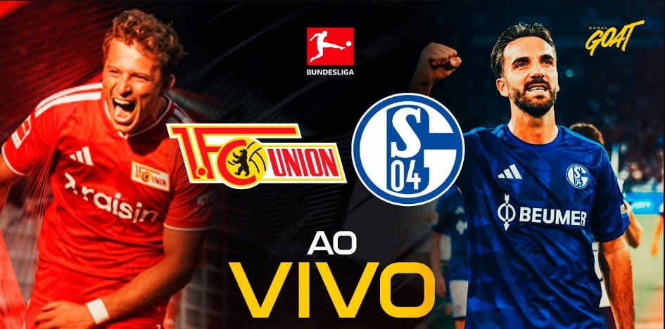 obrunopet's tweet photo. Quem pega um joguinho de Bundesliga nessa sexta a tarde? O simpático Union Berlin enfrenta o tradicional Schalke 04. A bola rola às 15h30 no @CanalGOATBR. Tô nessa com @Guilage e Fran. Quem vem com a gente? https://t.co/PCwWoLz9wM