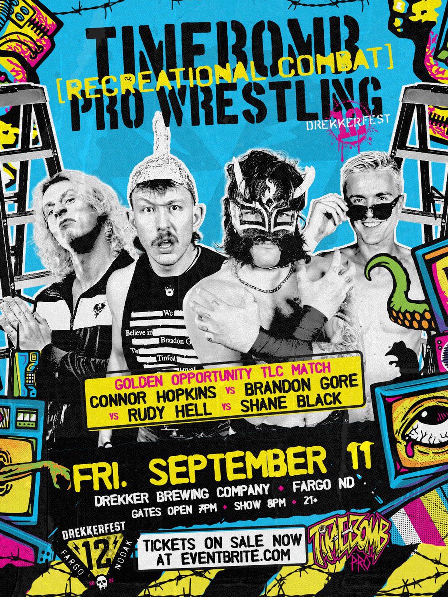 ConnorHopkins98's tweet photo. TONIGHT!
I’ve got a golden opportunity, and I plan to make the most of it. 

I will climb the @TimebombPro ladder, and finally take my rightful place at the top. 

Fargo, daddy’s home. https://t.co/W68ggTN39R