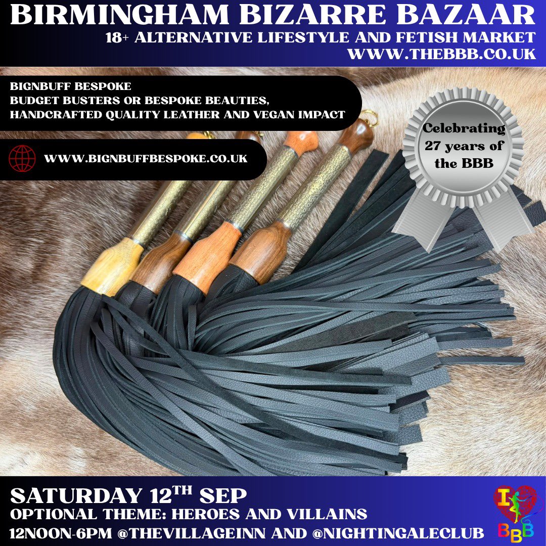 BignBuffBespoke's tweet photo. It’s Friday…meaning one thing… it’s the @BBBAltFetBazaar tomorrow and you can find us on the middle floor..lots of new stock is now packed all ready for tomorrow 💜 https://t.co/EpxC2TWK6j